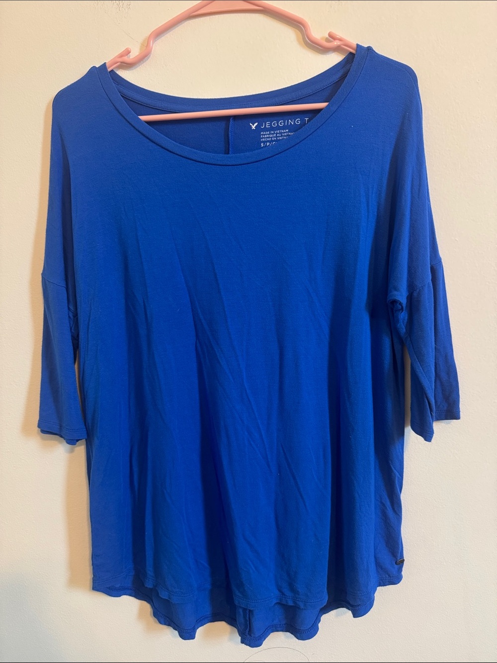 American Eagle Outfitters Royal Blue Scoop Neck Tunic